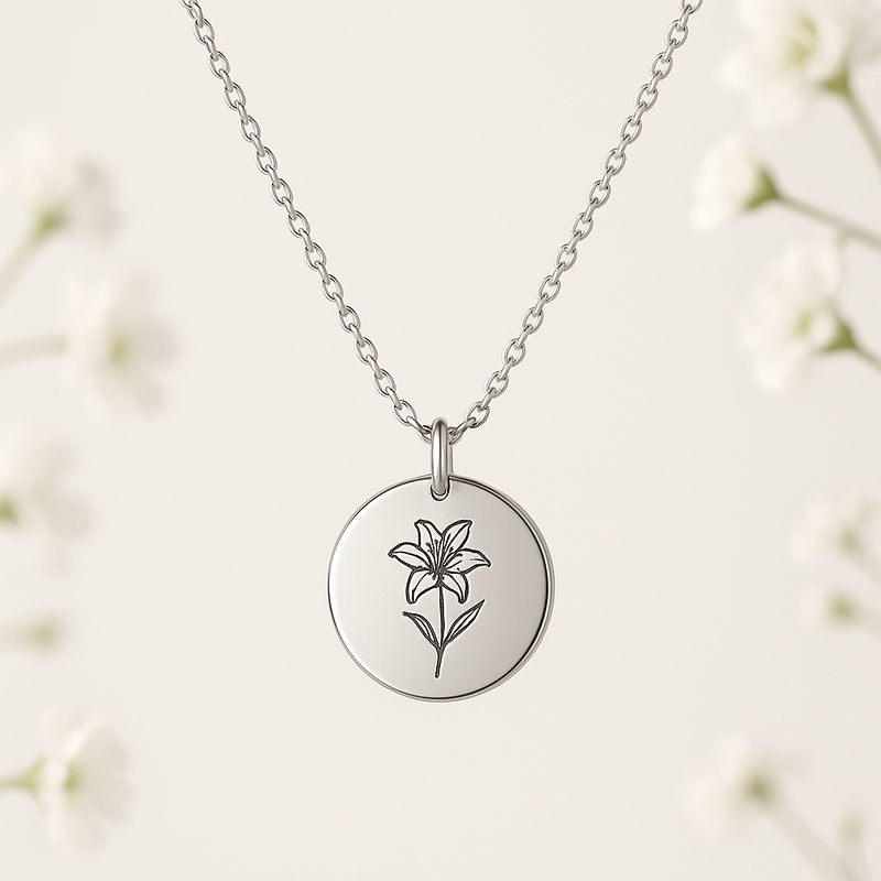 Custom Birth Month Flower Necklace: Boost Your Jewelry Line with Trending Personalized Women's Gifts