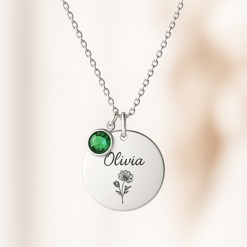 Boost Business Growth with Dedicate Women’s Birthstone Necklace: Custom Jewelry Manufacturing for Low MOQ Orders