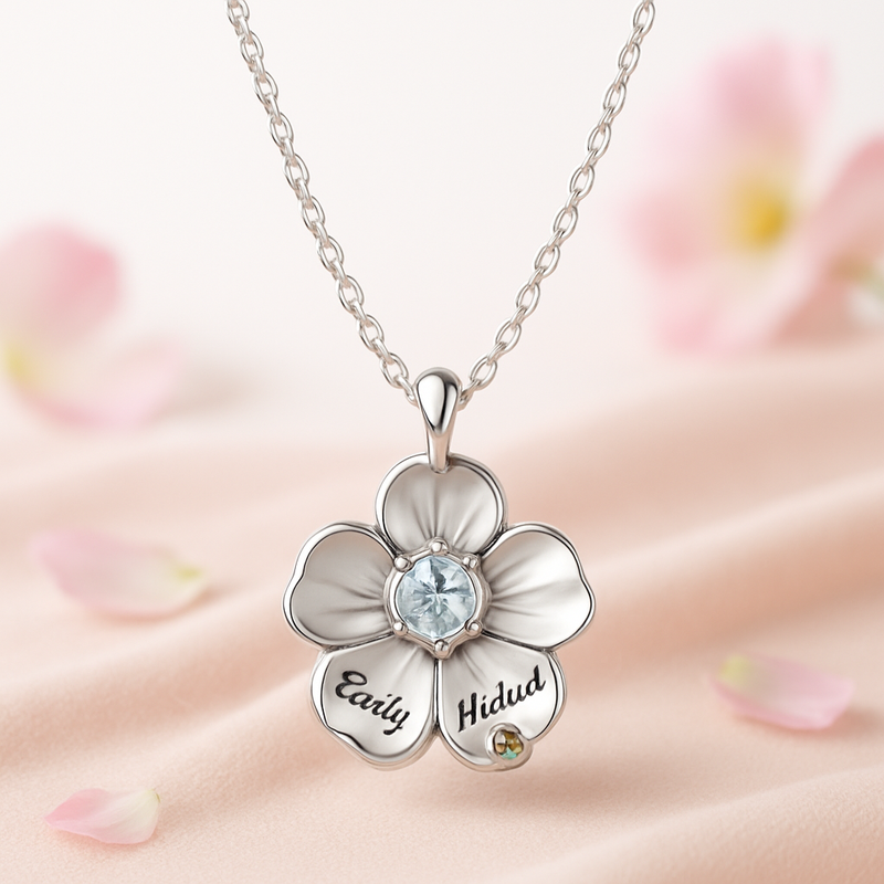 Boost Your Jewelry Business with Custom Birthstone Flower Necklaces: Wholesale Solutions for Personalized Women's Gift Jewelry