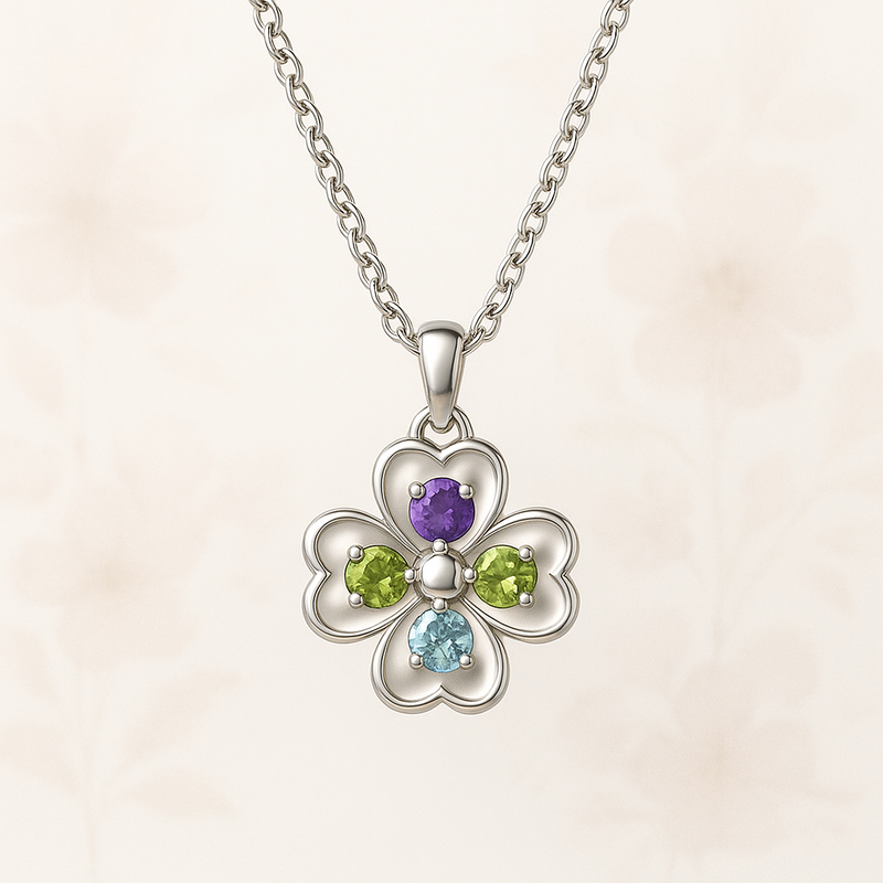 Custom Birthstone Flower Necklace Manufacturing: A Growing Trend in Personalized Women’s Gift Jewelry Wholesale