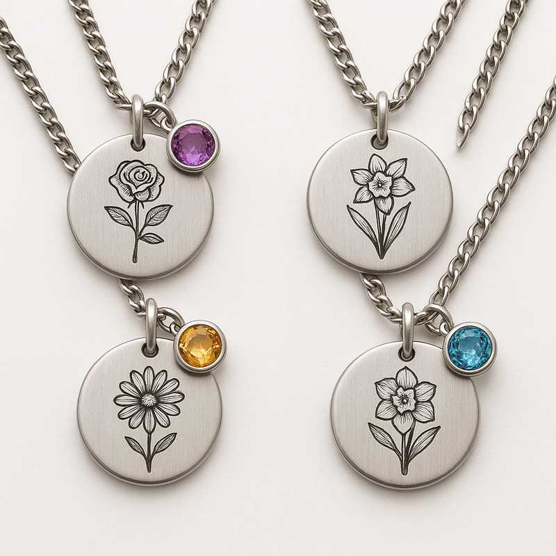 Charm the Seasons: Limited-Edition Birthstone & Bloom Necklaces - Featured Image