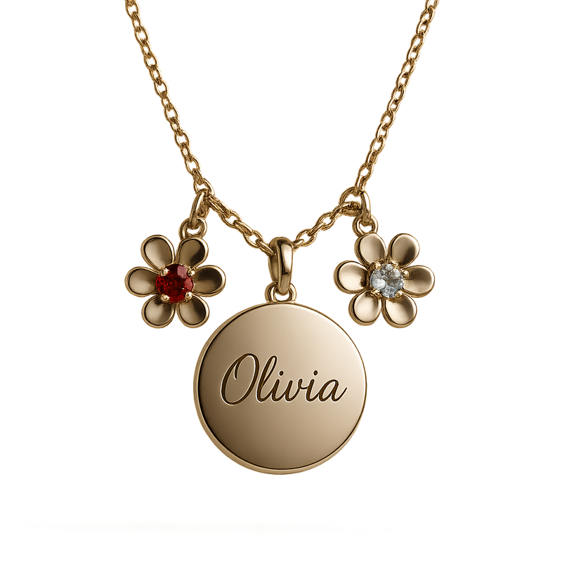 Boost Sales with Dedicated Women's Birthstone Necklace: Custom Flower Charms & Personalized Gift Solutions for OEM/ODM Growth