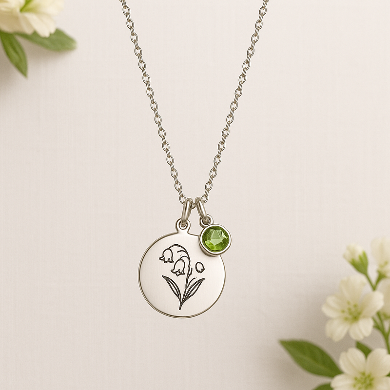 Dedicated Women's Gift Necklace Trends: How Custom Birth Month Flower & Birthstone Charm Designs Boost B2B Growth