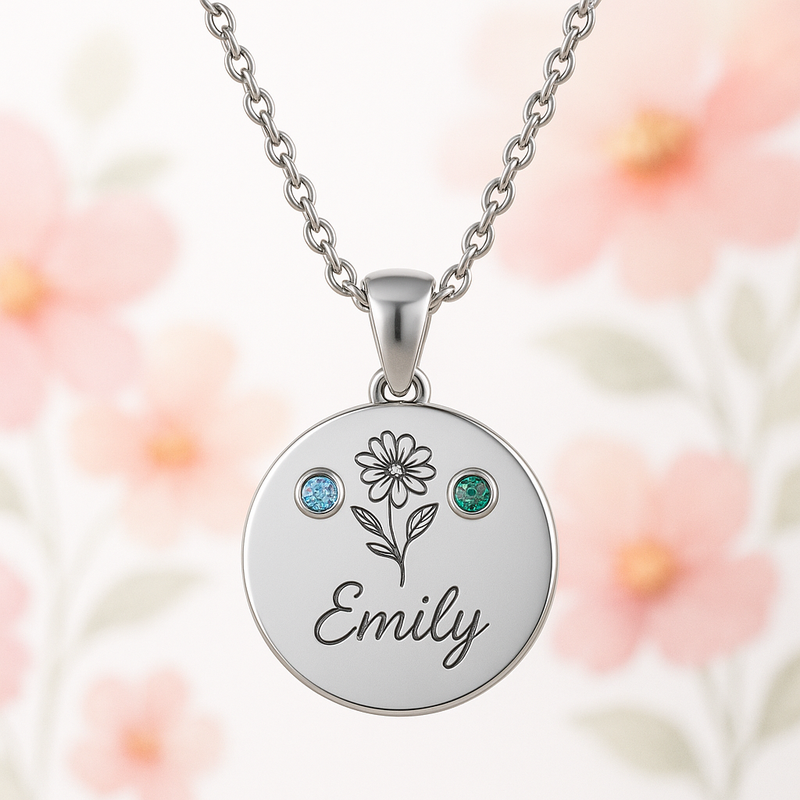 Custom Birthstone Flower Necklace for Women: A High-Demand OEM Opportunity for Personalized Jewelry Gifts