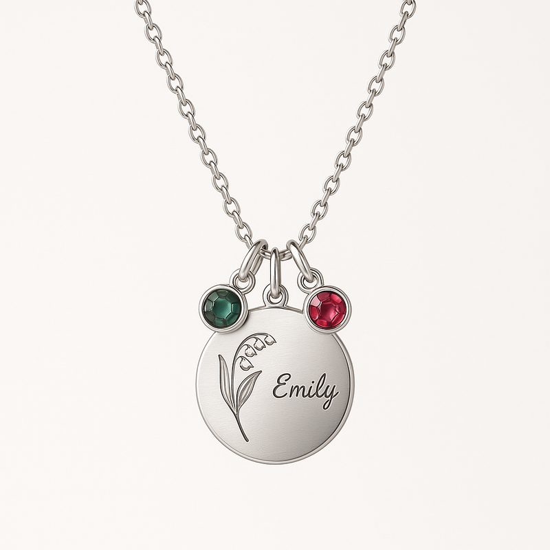 Boost Business with Dedicated Women’s Gift Necklaces: Custom Birth Month Flowers & Birthstone Jewelry for OEM/ODM Success