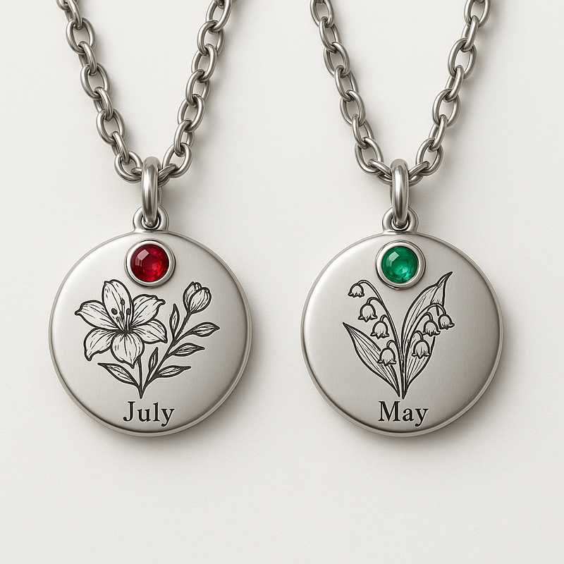 Precision Meets Beauty: Advanced Stainless Steel Birthstone Charms - Featured Image