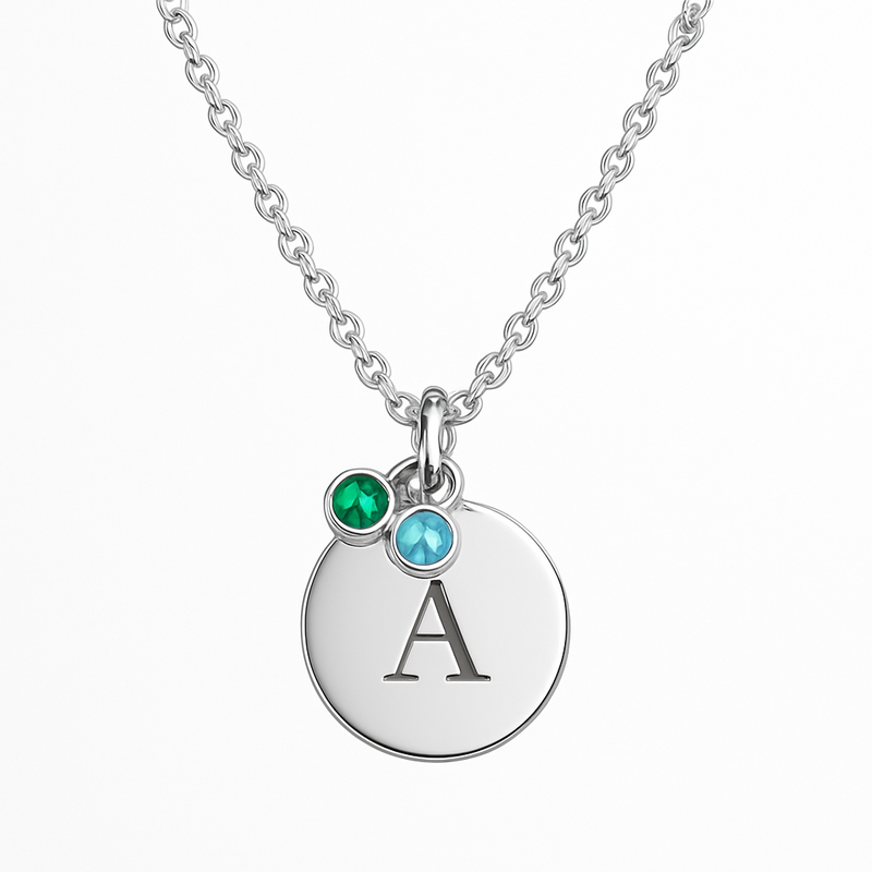 Custom Birthstone Charm Necklace: The Perfect Personalized Women's Gift Necklace for Business Growth