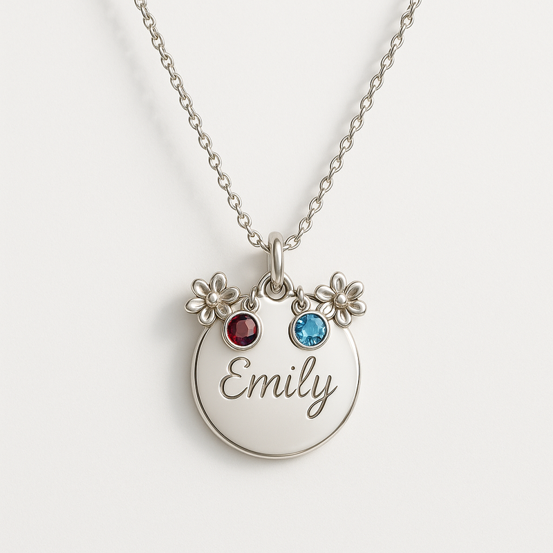 Boost Your Jewelry Brand with Custom Birthstone Charm Necklaces and Personalized Women's Birth Month Flower Necklaces