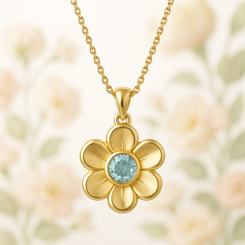 Custom Birthstone Flower Necklace for Women: OEM/ODM Guide to Profitable Personalized Jewelry Manufacturing