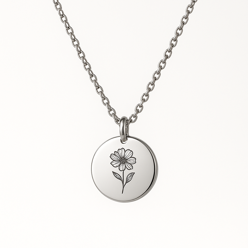 Boost Business with a Dedicated Women's Gift Necklace: Custom Birth Flower Jewelry & Low MOQ Manufacturing