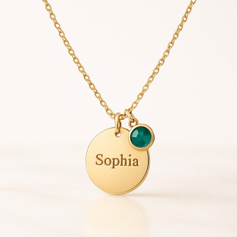 Boost Your Jewelry Business with Dedicated Women's Gift Necklaces: Custom Birthstone & Birth Month Charms at Low MOQ