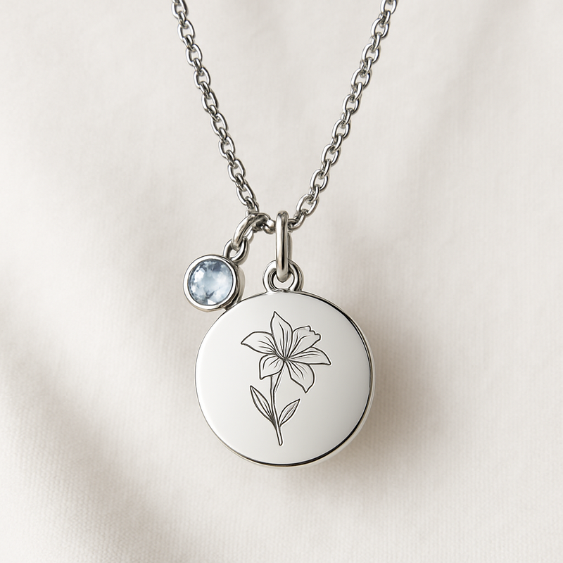 Boost Your Jewelry Brand with Dedicated Women's Birthstone Charm Necklaces and Custom Birth Month Flower Jewelry for Wholesale Growth