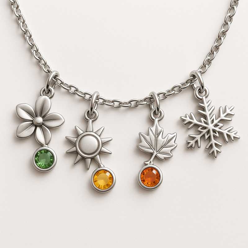 Charm the Seasons: Exclusive Holiday Birthstone Flower Necklaces Charm the Seasons: Exclusive Holiday Birthstone Flower Necklaces - Featured Image