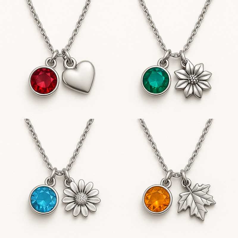 Limited Edition Bloomstones: Custom Seasonal Charm Necklaces - Featured Image