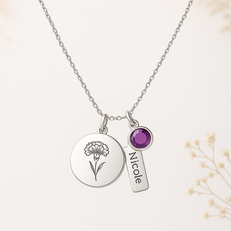 Custom Birth Month Flower Necklace Trends: OEM/ODM Manufacturing Guide for Personalized Women's Birthstone Charm Jewelry