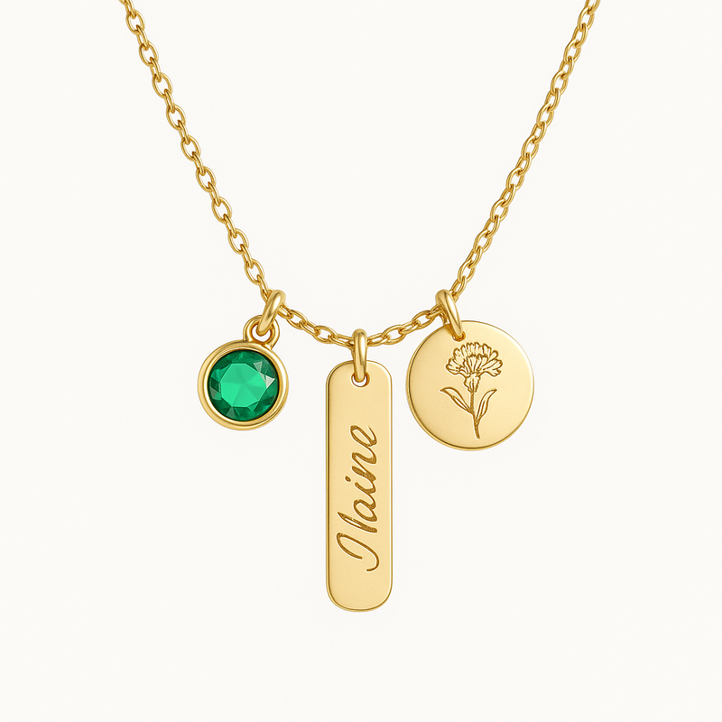 Boost Your Jewelry Brand with Custom Birthstone Charm Necklaces: Personalized Women’s Gifts and Birth Month Flower Designs for Wholesale