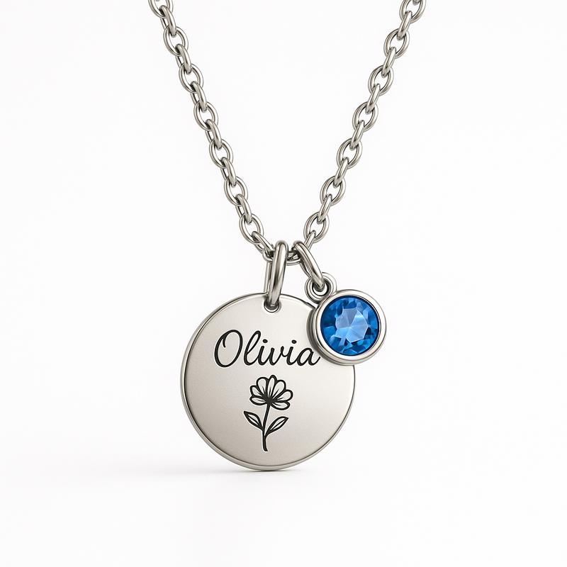 Custom Birthstone Charm Necklace Manufacturing: Boost Wholesale Sales with Unique, Durable Women's Gift Designs