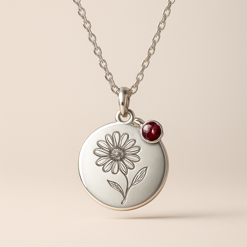 Custom Birth Month Flower Necklace: A Trendy Choice for Women's Birthstone Charm Necklaces and Personalized Jewelry Manufacturing