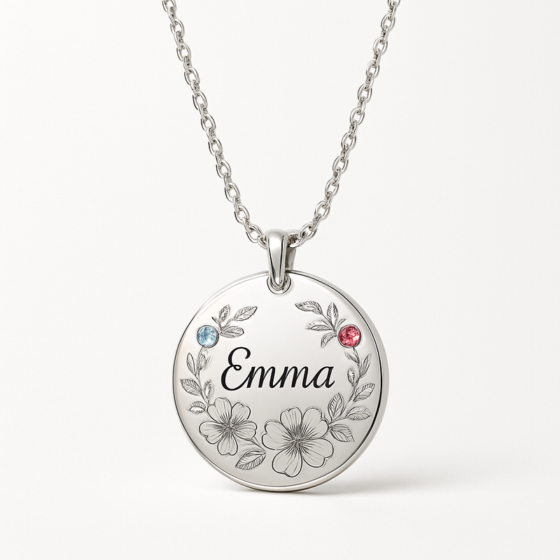 Boost Business Growth with a Dedicated Women's Gift Necklace Line: Custom Floral and Birthstone Designs in Stainless Steel