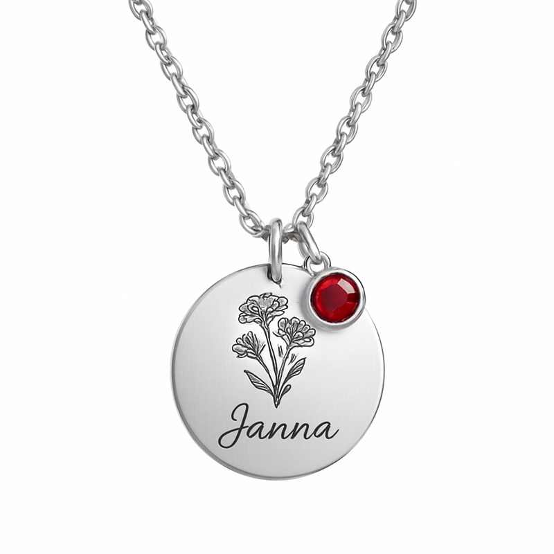 Custom Birth Month Flower Necklace Trends for Wholesale Jewelry Brands: Boost Business with Personalized Women's Birthstone Charms