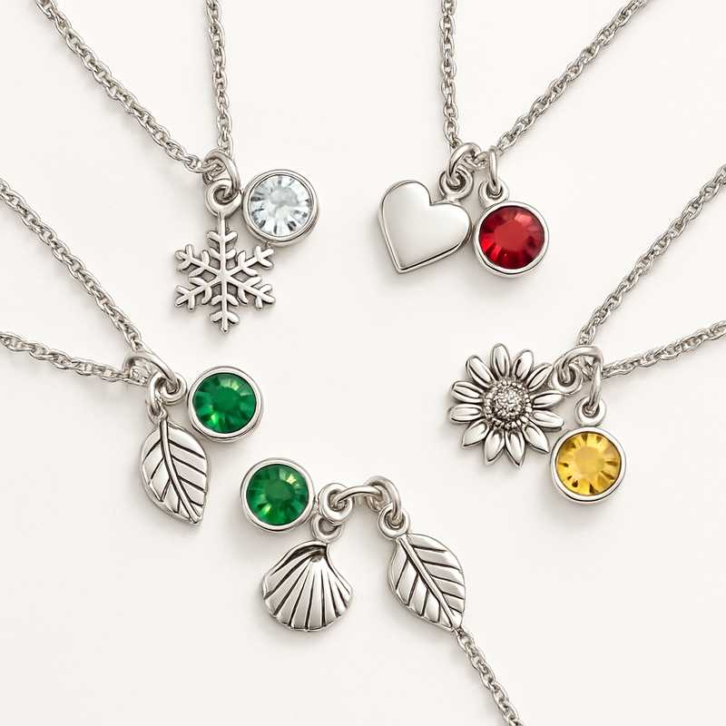Charmed by the Seasons: Holiday-Ready Birthstone Necklaces - Featured Image