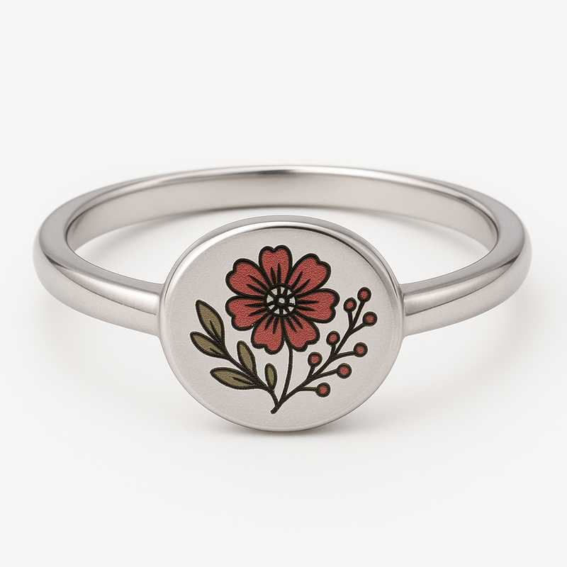 Seasonal Splendor: Customized Birth Flower Rings for Every Holiday - Featured Image