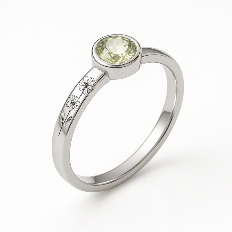 The Growing Demand for Dainty Keepsake Birth Flower Rings: Customized Stainless Steel and 12-Month Personalized Designs for Jewelry Brands