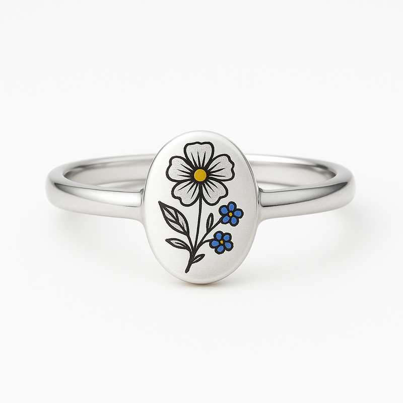 Seasonal & Holiday Inspired Custom Birth Flower Rings for OEM/ODM - Featured Image