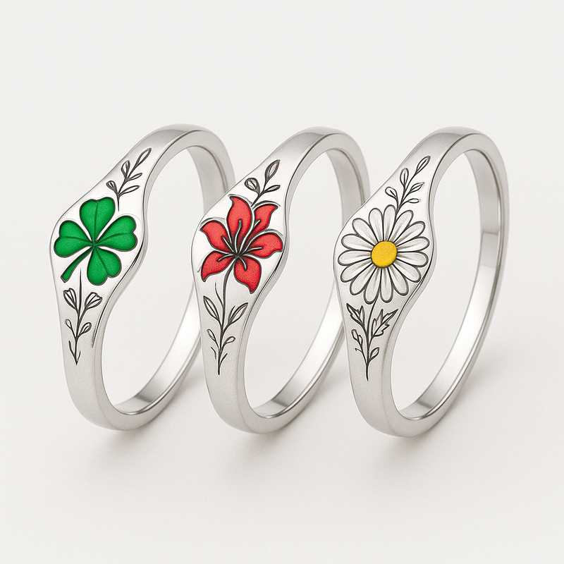 Seasonal Elegance: Custom Birth Flower Rings for Every Occasion - Featured Image