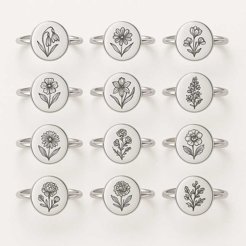 Celebrate Every Season with Custom Birth Flower Rings Celebrate Every Season with Custom Birth Flower Rings - Featured Image