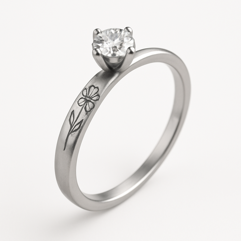 Dainty Keepsake Birth Flower Ring: The Rising Trend of 12-Month Customized Stainless Steel Rings for Personalized Jewelry Business Growth