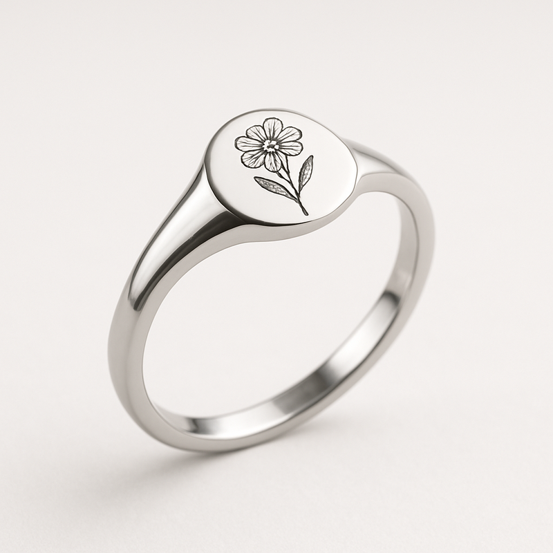 Dainty Keepsake Ring Trends 2025: Customized Stainless Steel Birth Flower Designs for Wholesale & OEM Growth