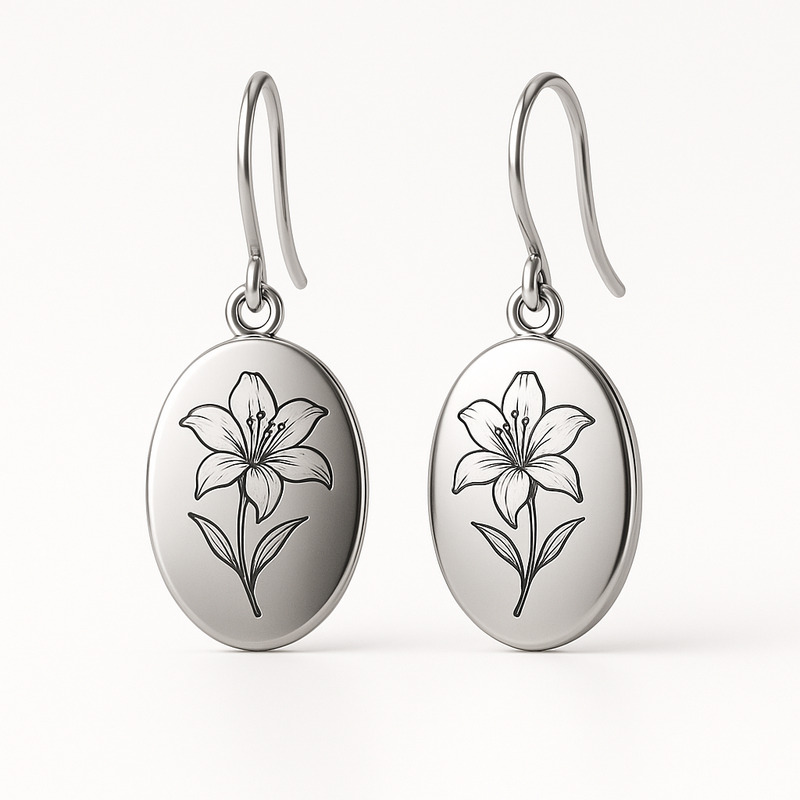 Custom Stainless Steel Birth Flower Earrings: The Future of Birth Month Floral Dangle Earrings for Wholesale Jewelry Brands