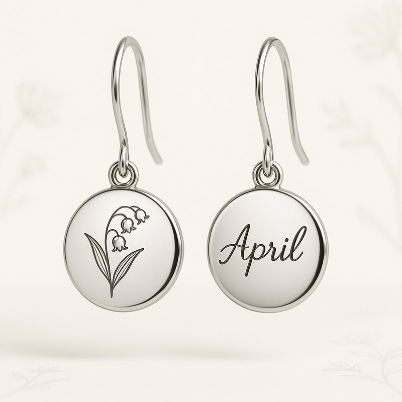 Custom Stainless Steel Birth Flower Earrings: A Wholesale Trend for Birth Month Floral Drop Dangle Earrings