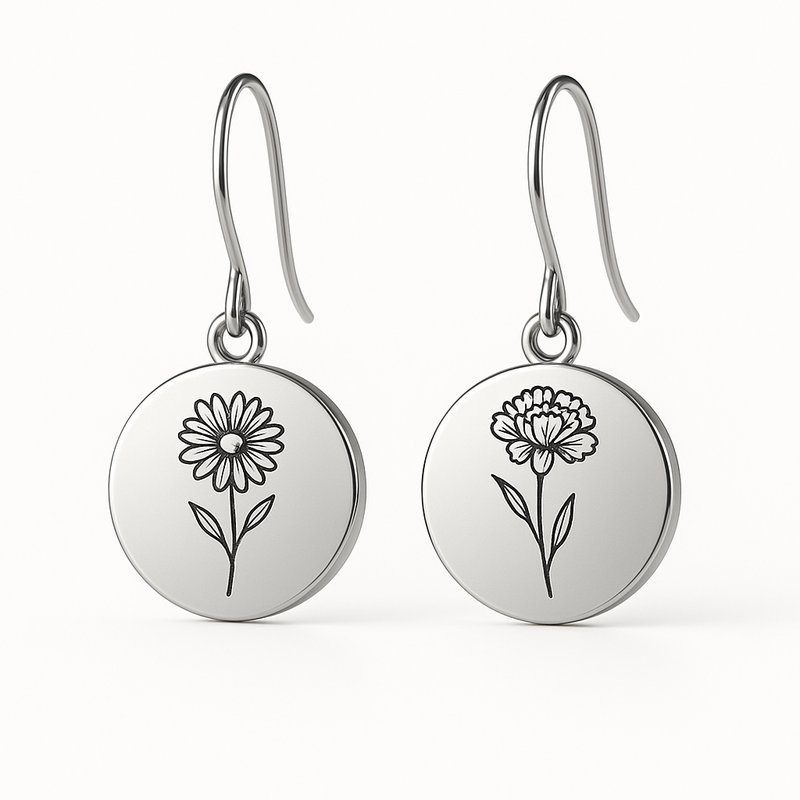 Custom Stainless Steel Birth Flower Earrings: A Growing Trend for Wholesale Buyers & Birthday Collections