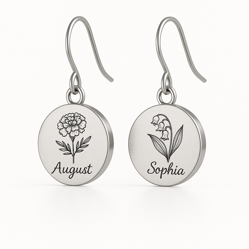 Custom Stainless Steel Birth Flower Earrings: A Profitable Trend in Birth Month Floral Drop Earrings and Personalized Jewelry
