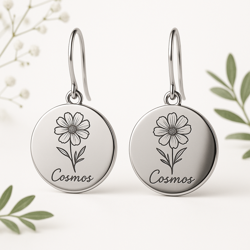 Custom Stainless Steel Birth Flower Earrings: Wholesale Personalization & OEM/ODM Manufacturing for Jewelry Business Growth