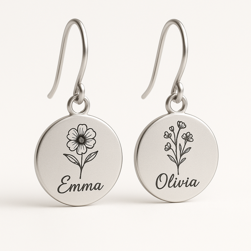 Custom Stainless Steel Birth Flower Earrings: The Perfect Personalized Jewelry for Your Business Growth