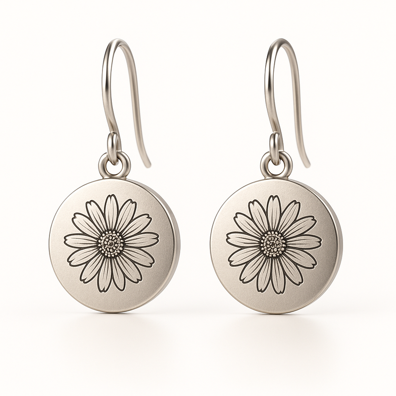 Custom Stainless Steel Birth Flower Earrings: The Latest Trend in Personalized Jewelry for Wholesale Manufacturing