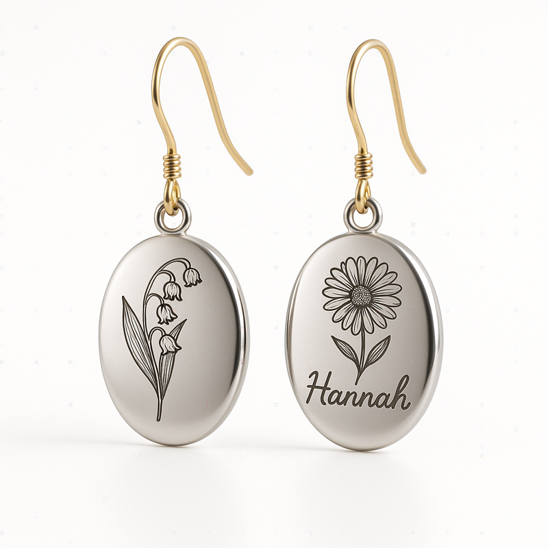 Custom Stainless Steel Birth Flower Earrings: A Profitable Trend in OEM Floral Drop Earring Manufacturing