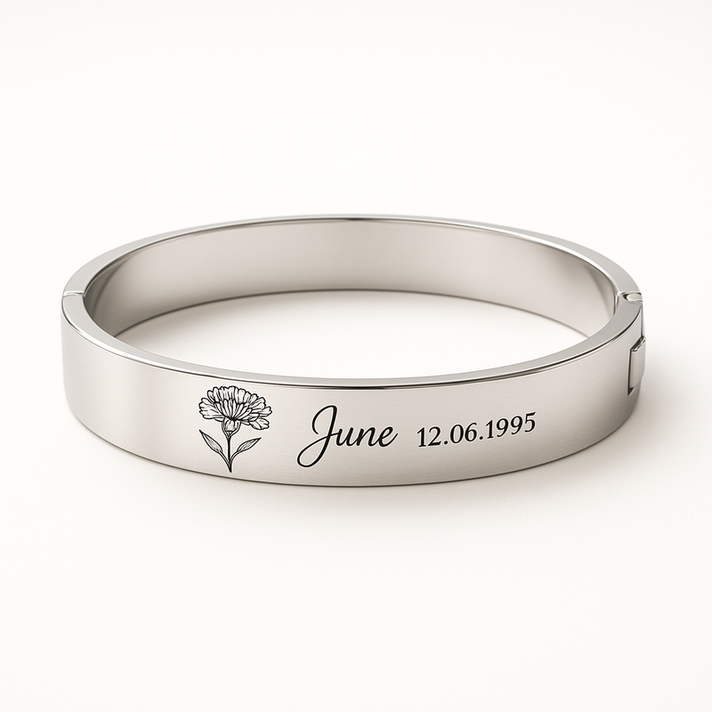 Why Custom Stainless Steel Birth Flower Bracelets Are Perfect for Personalized Jewelry Collections: Boost Your Wholesale Business with Engraved Floral Birthday Bracelets