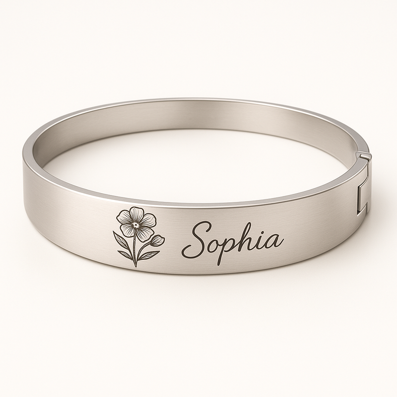 Custom Stainless Steel Birth Flower Bracelet: Your Guide to Personalized Birthday Month Floral Jewelry for Wholesale Manufacturing