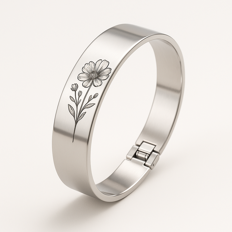 Custom Stainless Steel Birth Flower Bracelet: The Growing Trend Driving OEM/ODM Jewelry Manufacturing and Wholesale Success