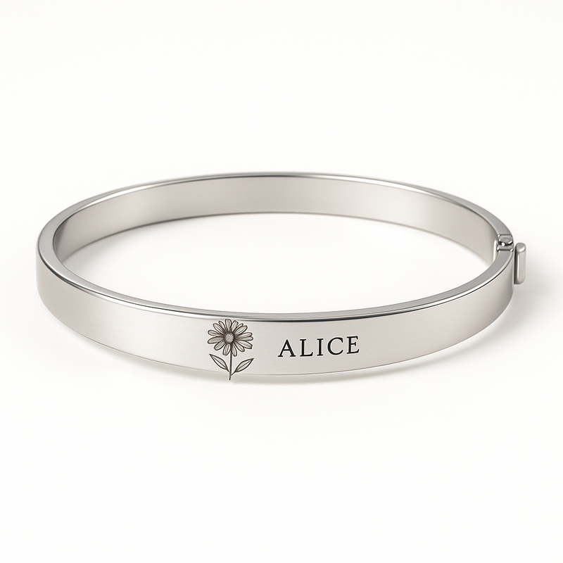 Boost Your Jewelry Brand with Custom Stainless Steel Birth Flower Bracelets: A Personalized, Durable, and High-Demand Design for Wholesale Success