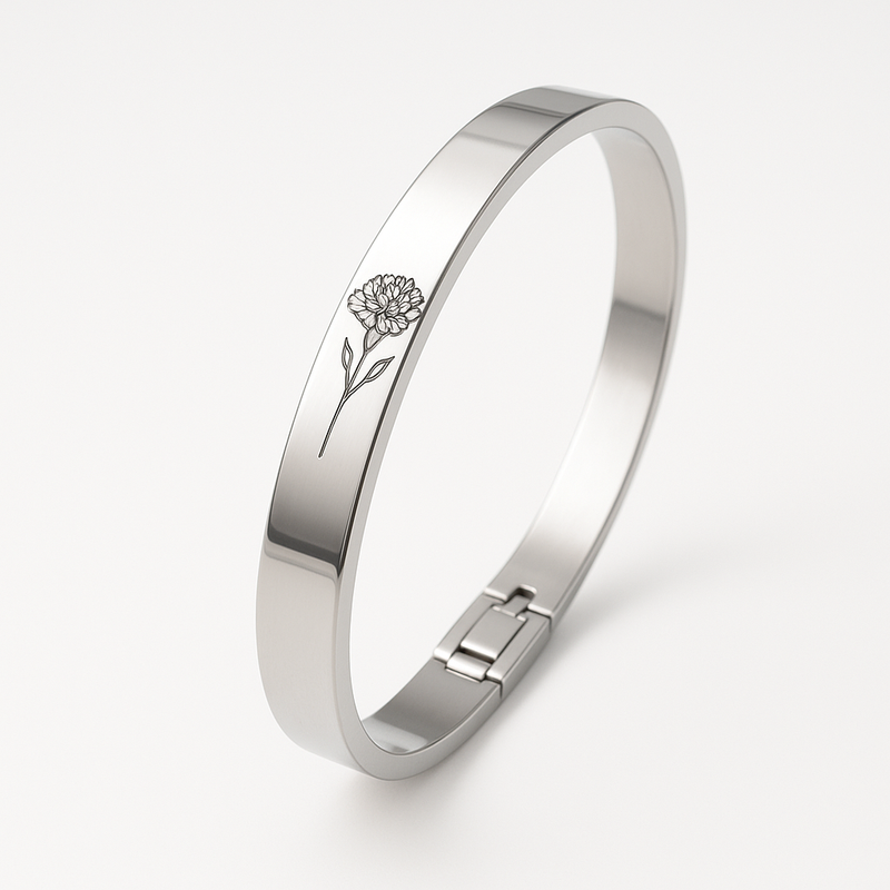 Custom Stainless Steel Birth Flower Bracelet: A Profitable OEM Trend for Personalized Jewelry Businesses