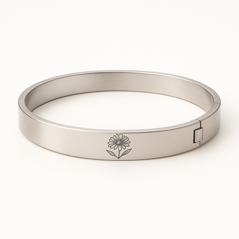 Custom Stainless Steel Birth Flower Bracelet Manufacturing: Boost Business with Personalized Floral Jewelry Designs