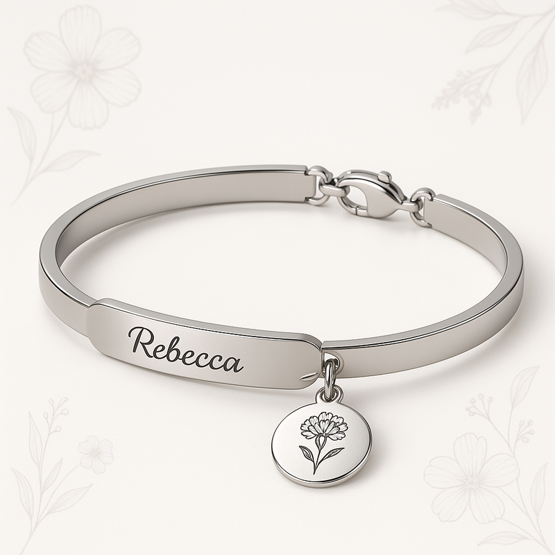 Boost Your Jewelry Business with Custom Stainless Steel Birth Flower Bracelet Manufacturing: Trendy, Durable & Profitable