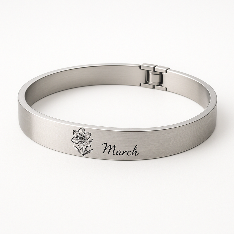 Custom Stainless Steel Birth Flower Bracelet: How OEM/ODM Manufacturers Boost Business Growth with Personalized Floral Jewelry