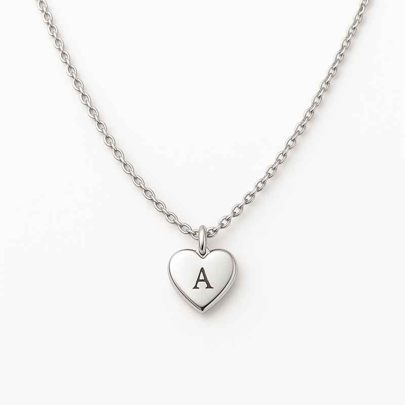 Dainty Romantic Charm Necklace Personalized Stainless Steel Love Heart 1 Dainty Romantic Charm Necklace Personalized Stainless Steel Love Heart