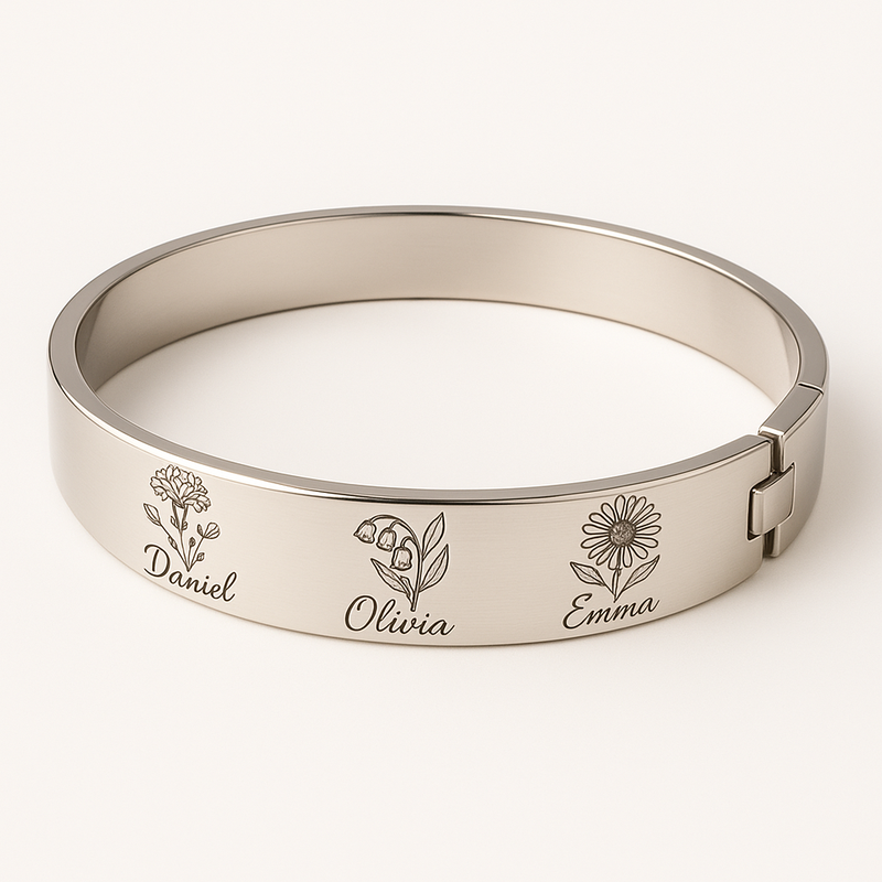 Custom Stainless Steel Birth Flower Bracelet: A Growing Trend in Personalized Jewelry for Wholesale Manufacturers